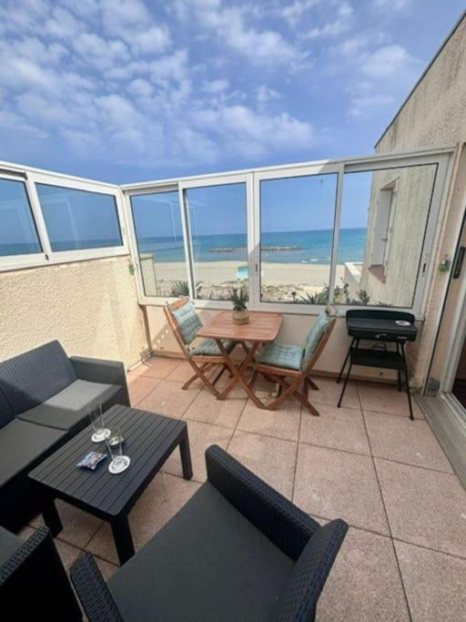 Grand Large Appartement Terrasse Front De Mer Barcares Le Barcares Exterior photo
